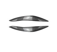 LUOWEINA Embellecedor de cejas for faro delantero de coche, cubierta de lámpara for cabeza, tapa, pegatina for cejas, Compatible for serie 5, F10, F11, 2011-2014, 2 uds. Párpados para faros de coche(C
