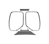 LUOWEINA Etiqueta engomada cubierta marco velocímetro, Compatible for Chevrolet, Camaro 2010-2015 Adhesivo para la cubierta de la ventilación del ai(Black Carbon)