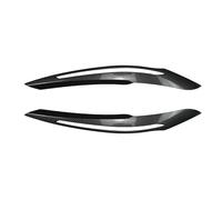 LUOWEINA Faro de coche ceja párpado lámpara cejas claras fibra de carbono negro brillante Compatible for F20 F21 1 serie 116i 118i 120i 125i 2011-2014 Párpados para faros de coche(Carbon Fiber)