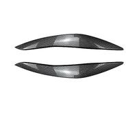 LUOWEINA Faro delantero de coche, párpados, cejas, faro, cubierta de tapa, pegatina embellecedora Compatible for 5 Series F10 F11 2011-2014, accesorios for automóviles Párpados para faros de coche(Car