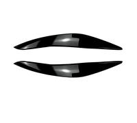 LUOWEINA Faro delantero de coche, párpados, cejas, faro, cubierta de tapa, pegatina embellecedora Compatible for 5 Series F10 F11 2011-2014, accesorios for automóviles Párpados para faros de coche(Glo