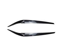 LUOWEINA Faro párpado faro ceja Compatible for serie 5 2017-2021 G30 G31 G38 F90 M5 540i 525i 530i embellecedor capós de lámpara delantera Párpados para faros de coche(Carbon Fiber Look)