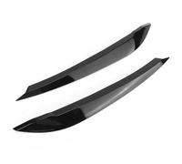 LUOWEINA Faro párpados cejas Compatible for MK6 AW estándar 2018-2021 cubierta pegatinas adornos pegatina reemplazo calcomanías accesorios de coche Párpados para faros de coche(Bright black)