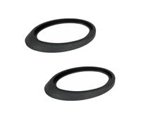LUOWEINA Junta de goma de antena, Compatible for A3, A4 A6 TT 80 RS2 S2, piezas de automóvil, reparación de enchufe de ojal de pie de techo Junta de antena de señal para techo de vehículo(2pc)