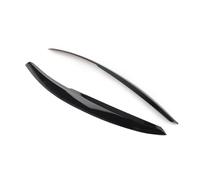 LUOWEINA Lámpara de faro de coche, cubierta embellecedora de párpados for cejas, Compatible for VW, Polo Mk5 6R 6C 2010 2011 2012 2013 2014 2015 2016 2017, 2 uds. Párpados para faros de coche(Black)