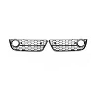 LUOWEINA Parachoques delantero del coche Luz antiniebla Lámpara Parrilla Parrilla Cubierta Malla Panal Hex Compatible for A5 Coupe Sportback 2008-2011 Compatible for Cabriolet 2010-2011 Rejilla de par