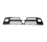 LUOWEINA Parrilla ABS for luz antiniebla delantera de coche, Compatible for TT MK2 s-line TTS 2011-2014 8J0807681KT94 8J0807682KT94 Rejilla de parachoques delantera para coche(Bright Black)
