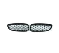 LUOWEINA Parrilla de parachoques delantero de coche ABS Diamond Grill, parrillas de carreras Compatible for Z4 E89 2009-2016 Rejilla de parachoques delantera para coche(Silver and Black)