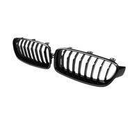 LUOWEINA Parrilla de parachoques delantero de coche, Compatible for 3 Series F30 F31 F35 320i 325i 328i 2013-2019, parrillas negras brillantes, parrillas de carreras Rejilla de parachoques delantera p