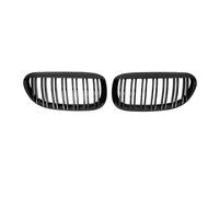 LUOWEINA Parrilla de parachoques delantero de coche, Compatible for 6 Series M6 E63 E64 630i 650i 645ci 2004-2010 ABS negro brillante rejilla de doble listón Rejilla de parachoques delantera para coch