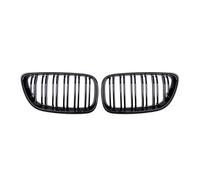 LUOWEINA Parrilla de parachoques delantero de coche, parrillas de carreras Compatible for Serie 2 F22 F23 F87 M2 M 2013-2020 Rejilla de parachoques delantera para coche(Gloss Black)