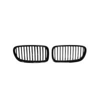 LUOWEINA Parrilla del parachoques delantero del coche, Compatible for la serie 5, F10 F11 F18 2010-2017 Rejilla de parachoques delantera para coche(Single Gloss Black)