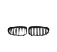 LUOWEINA Parrilla del parachoques delantero del coche, Compatible for la serie 5, F10 F11 F18 2010-2017 Rejilla de parachoques delantera para coche(Dual Matte Black)