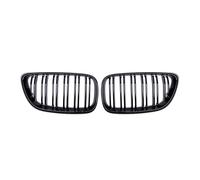 LUOWEINA Parrilla delantera de coche ABS, parrilla de carreras Compatible for Serie 2 F22 F23 F87 M2Gloss 14-19 Rejilla de parachoques delantera para coche(Gloss Black)