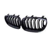 LUOWEINA Parrilla delantera de coche Color negro brillante M Compatible for 5 Series E60 E61 2003-2010 M5 520i 523i 525i 528i 530i 535i 540i 520d 530dd Rejilla de parachoques delantera para coche(Gl