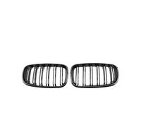 LUOWEINA Parrilla delantera de coche de 2 uds, Compatible for X5 E70 2006-2013, rejilla de malla delantera for parachoques, accesorios for coche Rejilla de parachoques delantera para coche(Dual Carbon