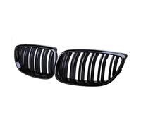 LUOWEINA Parrilla delantera del coche, apta para, Serie 3 E92 E93 M3 325xi 320i 325i 325i 328i 330i 335i 2006-2009 Parrilla negra brillante Parrilla de carreras Rejilla de parachoques delantera para c