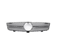 LUOWEINA Parrilla delantera del parachoques del coche, Compatible for GLS-CLASS, W219 2008-2010, accesorios for automóviles, rejilla central plateada superior de malla for capó Rejilla de parachoques
