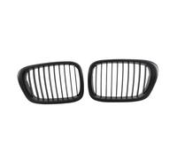 LUOWEINA Parrilla delantera for automóvil, Compatible for E39 5 Series 1999-2003, rejillas ABS for automóvil de una sola línea, rejilla for capó y parachoques, parrillas de carreras Rejilla de paracho