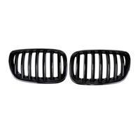 LUOWEINA Parrilla deportiva delantera for capó, Compatible for E53 X5 LCI 2004 2005 2006 Rejilla de parachoques delantera para coche(Bright black)