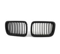LUOWEINA Parrilla deportiva delantera for coche, Compatible for E36 318i 323i 1997 1998 1999 Rejilla de parachoques delantera para coche(Matte Black)