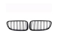 LUOWEINA Parrilla frontal de doble línea Compatible for E92 E93 2 puertas 320I 328i 335i 2 puertas 2010 2011 2012 estilo de coche Rejilla de parachoques delantera para coche(Gloss Black)