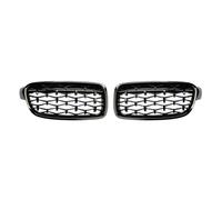 LUOWEINA Parrillas delanteras de coche, Compatible for Serie 3 F30 F31 F35 320i 320d 325i 2012-2017 Sport Grill Star Rejilla de parachoques delantera para coche(Black)