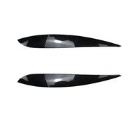 LUOWEINA Pegatina for ceja de faro delantero, Compatible for Volkswagen, Compatible for VW, Compatible for Polo MK4 9N 9N3 2005-2009, tapa de lámpara de faro delantero, moldura for ceja Párpados para