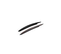 LUOWEINA Pegatina for ceja de faro delantero, Compatible for Volkswagen, Compatible for VW, Compatible for GOLF 6 VI MK6 GTI GTR GTD 2008-2013, embellecedor de párpado de faro delantero, cubierta de l