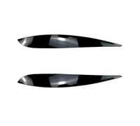 LUOWEINA Pegatina for ceja de faro delantero, Compatible for Volkswagen, Compatible for VW, Compatible for Polo MK4 9N 9N3 2005-2009, tapa de lámpara de faro delantero, moldura for ceja Párpados para