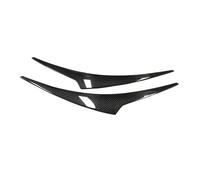 LUOWEINA Pegatina for ceja de faro delantero de coche, Compatible for Accord 9th 2013-2015, moldura de fibra de carbono, cubierta for lámpara de faro delantero de coche, párpado for ceja Párpados para