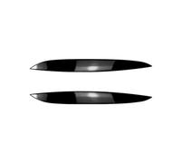 LUOWEINA Pegatina for cejas de faro delantero Compatible for Volkswagen, Compatible for VW, Compatible for GOLF 4 MK4 IV 1997-2005 GFK Embellecedor de cubierta de lámpara de faro delantero Párpados pa