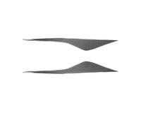 LUOWEINA Pegatina for cejas de faros delanteros Compatible for Ford, Mondeo MK4 2007 2008-2013, cubierta de fibra de carbono for faros delanteros, cubierta embellecedora for párpados de faros Párpados