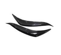 LUOWEINA Pegatina for cejas de faros delanteros Compatible for Toyota Corolla 2011 2012 2013, embellecedor de párpado de faro delantero de fibra de carbono, cubierta de lámpara de faro delantero Párpa