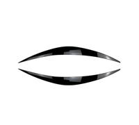 LUOWEINA Pegatina for cejas de faros delanteros de coche, Compatible for Hyundai, I30N MK3, Compatible for Hatchback 2017-2019, embellecedor de lámpara de faro delantero de coche, párpados de faros de