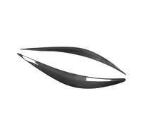 LUOWEINA Pegatina for cejas de faros delanteros de coche, Compatible for Infiniti, Q50 S 2014-2023, fibra de carbono, embellecedor for lámpara de cejas de faros delanteros Párpados para faros de coche