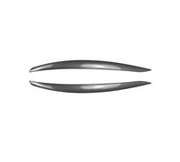 LUOWEINA Pegatina for cejas de faros delanteros de coche, Compatible for Serie 3 E90 E92 E93 M3 2005-2008 Párpados para faros de coche(Carbon Fiber Look)