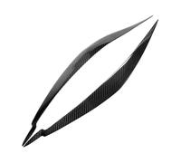 LUOWEINA Pegatinas de párpados for faro delantero de coche, lámpara for cabeza, decoración, embellecedor de cejas, Compatible for E71 X6 X6M 2008-2014 Párpados para faros de coche(Carbon Fiber)