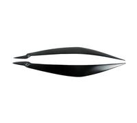 LUOWEINA Pegatinas de párpados for faro delantero de coche, lámpara for cabeza, decoración, embellecedor de cejas, Compatible for E71 X6 X6M 2008-2014 Párpados para faros de coche(Black)