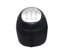 LUOWEINA Perilla palanca cambio marchas coche, cubierta polaina for maletero Compatible for SAAB, 9-3 2003-2012 reemplazo de la cubierta de la polaina del engrana(1 2 3 4 5 R knob)
