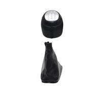 LUOWEINA Perilla palanca cambio marchas coche, cubierta polaina for maletero Compatible for SAAB, 9-3 2003-2012 reemplazo de la cubierta de la polaina del engrana(1 2 3 4 5 R pair)