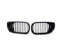 LUOWEINA Pulleco-rejillas negras brillantes for parachoques delantero de coche, parrillas for E46, 4 puertas, Serie 3, 2002-2005 Rejilla de parachoques delantera para coche