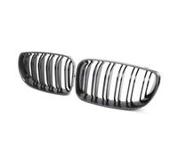 LUOWEINA Rejilla central delantera, Compatible for E81 E87 E82 E88 1-Series 2DOOR 4 Door 120I 128I 130I 135I 2007-2011 Parrillas de color de fibra de carbono Rejilla de parachoques delantera para coch