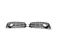 LUOWEINA Rejilla De Lámpara Parrilla Compatible for A3 Cubierta De Lámpara Antiniebla Delantera De Coche Compatible for A3 8P S-Line 2009-2012 Niebla Estilo Panal Rejilla de parachoques delantera para