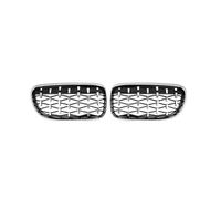 LUOWEINA Rejilla de parachoques delantero de coche, apta para, Serie 3 E90 E91 2009-2012, parrilla de carreras, piezas de repuesto de parrillas estilo diamante Rejilla de parachoques delantera para co