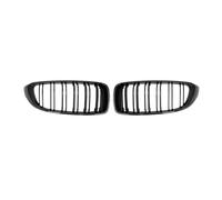 LUOWEINA Rejilla de parachoques delantero de coche, Compatible for 4 Series F32 F33 F36 M3 F80 M4 F82 2012-2018 Parrillas Parrilla de carreras Fibra de carbono Negro brillante Rejilla de parachoques d