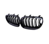 LUOWEINA Rejilla de parachoques delantero de coche, Compatible for 5 Series E60 M5 E61 520i 545i 550i 535i 2003-2010 Parrilla de malla de doble línea de carreras Rejilla de parachoques delantera para