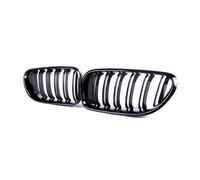 LUOWEINA Rejilla de parachoques delantero de coche, Compatible for 6 Series F06 F12 F13 M6 2012-2017, accesorios de doble listón, parrillas de carreras, parrilla negra brillante Rejilla de parachoques