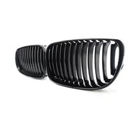 LUOWEINA Rejilla de parachoques delantero de coche, Compatible for E81 E87 E82 E88 128I 130I 135I 2007-2011 Parrillas de carreras Parrilla de listones individuales negros brillantes Rejilla de paracho