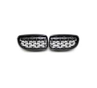 LUOWEINA Rejilla de parachoques delantero de coche, Compatible for E90 E91 318i 320i 325i 328i 2009-2012 Diamond Grills Racing Grill Auto Styling Rejilla de parachoques delantera para coche(Gloss Blac